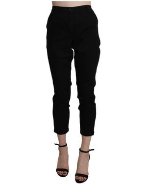 Acht Cropped Trousers - Black