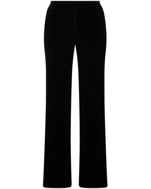 Alberta Ferretti Wide Trousers - Black