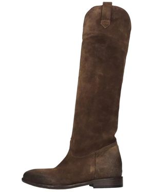 Strategia High Boots - Brown