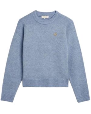 Josh V Truien & Vesten ,Blauw ,Ize Ronde Hals Gebreid
