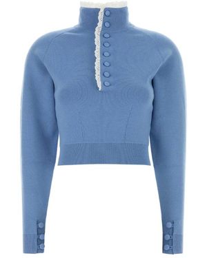 Chloé Rollkragenpullover - Blau