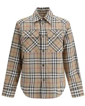 Burberry Casual Shirts - Grigio