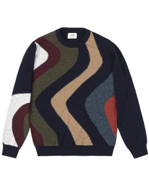Bob Round-Neck Knitwear - Blu