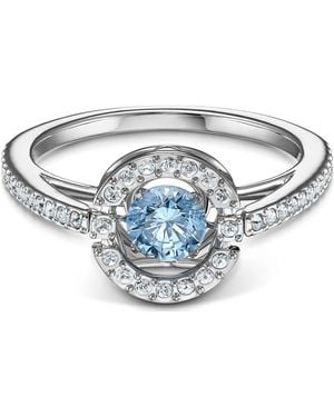 Swarovski Funkelnder Ring - Blau