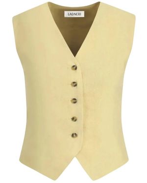 LADNERI Waistcoats - Yellow