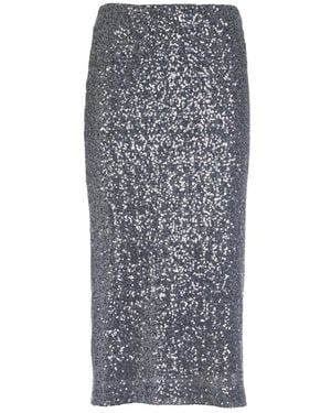 Ottod'Ame Midi Skirts - Grey