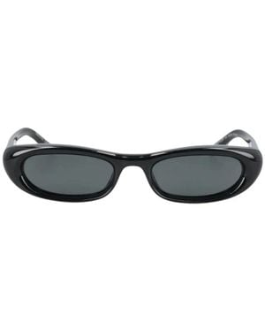 Saint Laurent Accessoires ,Zwart ,Nylon Sl 557 Shade Zonnebril