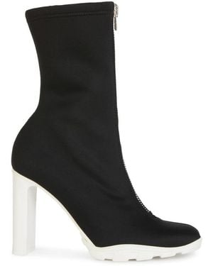 Alexander McQueen Heeled Boots - Black