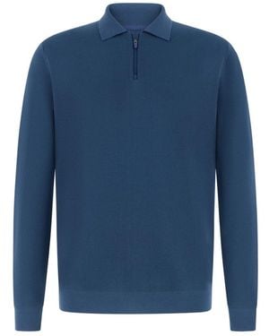 BOGGI Round-Neck Knitwear - Azul