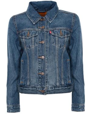 Levi's Denim Jack Met Heuplengte - Blauw