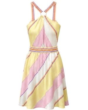 Nenette Knitted Dresses - White