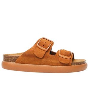 Scholl Sliders - Brown