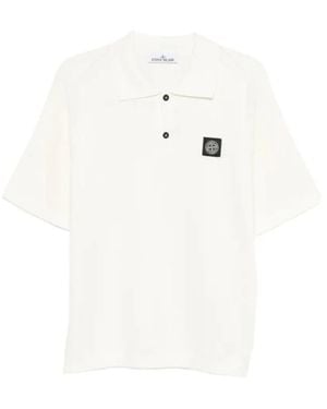 Stone Island Polo Shirts - Blanco