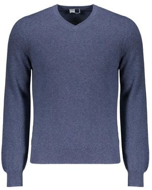 Fedeli V-Neck Knitwear - Azul