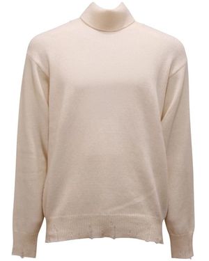 Amaranto Round-Neck Strickwaren - Weiß