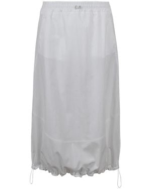 Laminar Midi Skirts - Gray