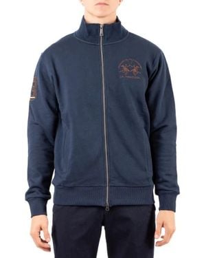 La Martina Full Zip Sweatshirt - Blauw