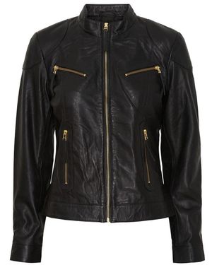 Notyz Leather Jacket - Schwarz