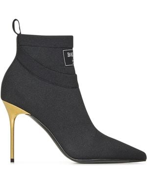 Balmain Heeled Boots - Black