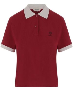 Versace Polo Shirts - Red