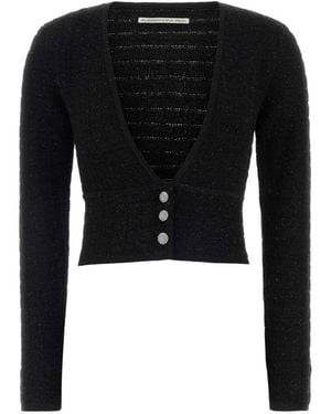 Alessandra Rich Cardigans - Black