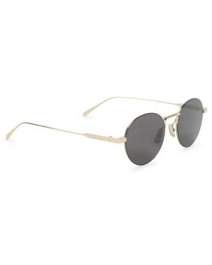 Celine Accessoires ,Geel ,Metal Frame 28 Zonnebril - Wit