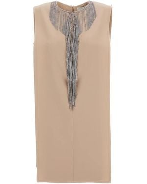 Sportmax Short Jurken - Naturel