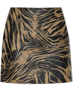 Munthe Leather Skirts - Verde