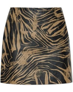 Munthe Leather Skirts - Verde