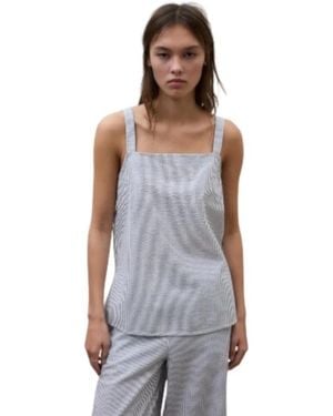 Ecoalf Tops ,Blauw ,Katoen Aria Shirt - Paars
