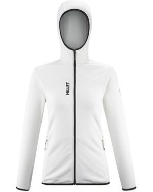 Millet Foggy dew fleece hoodie - Bianco