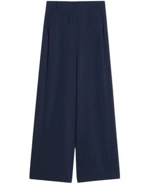 Pennyblack Broeken ,Blauw ,Polyester Povatta Wijde Broek