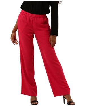 Modström Broeken ,Roze ,Polyester Perry Broek - Rood
