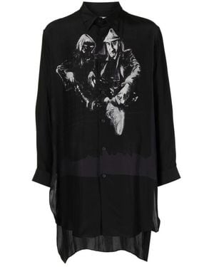 Yohji Yamamoto Casual Shirts - Black