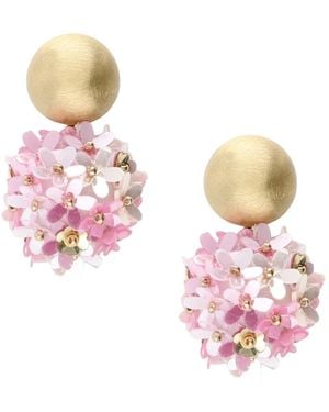 LOTT.gioielli Sequin Flower Globe M - Pink