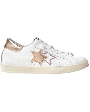 2Star Schoenen ,Wit ,Leer Sneakers
