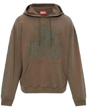 DIESEL Hoodies - Verde