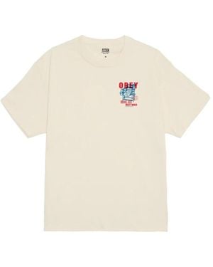 Obey T-Shirts - White