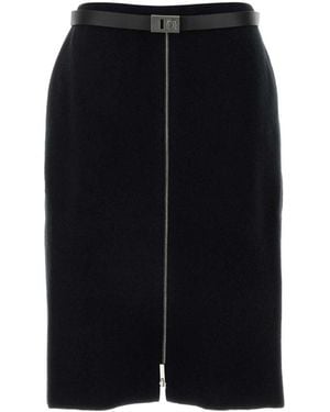 Ferragamo Midi Skirts - Black