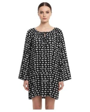 Moschino Abito Corto Oversize A2616 - Schwarz