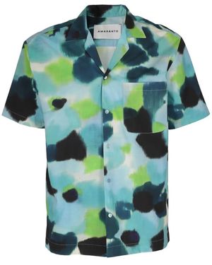 Amaranto Short Sleeve Shirts - Green