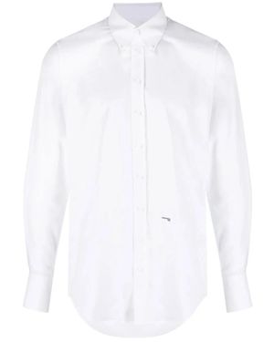 DSquared² Weiße Slim Down Hemd