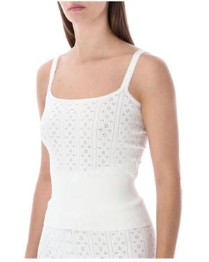 JW Anderson Sleeveless Tops - White