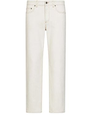 Versace Straight Jeans - Bianco