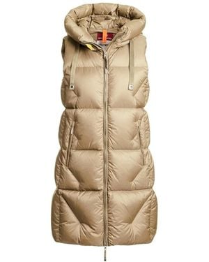 Parajumpers Zuly Gevoerd Vest Met Capuchon - Naturel