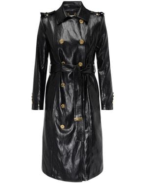 Elisabetta Franchi Trench Coats - Negro