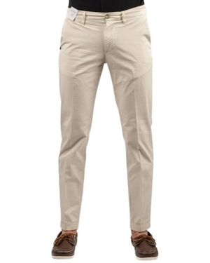 Re-hash Slim-Fit Trousers - Natural