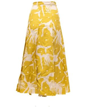Valentino Garavani Maxi Skirts - Jaune