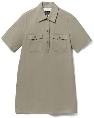 A.P.C. Short Dresses - Green