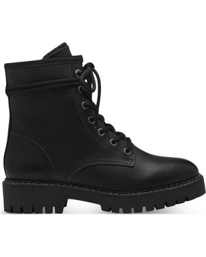 S.oliver Schoenen ,Zwart ,Zwarte Casual Gesloten Booties Vrouwen
